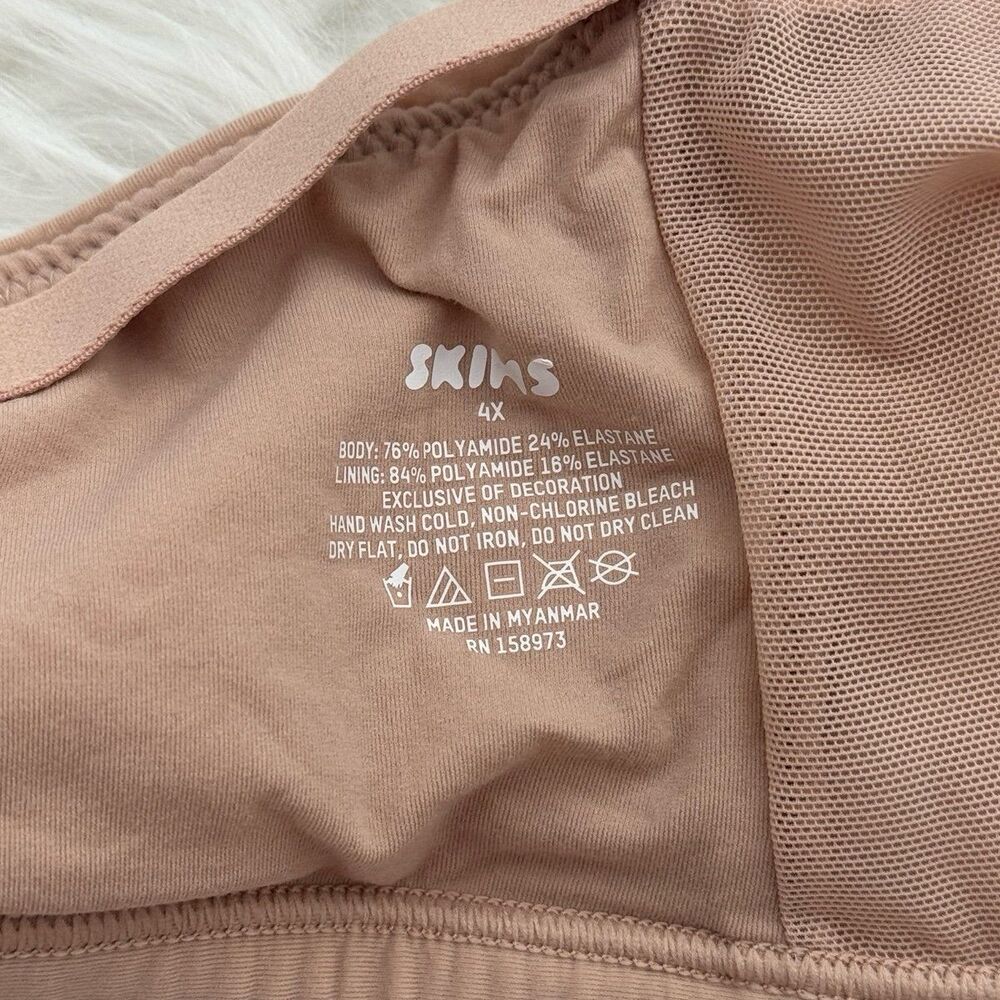Skims Fits Everybody Crossover Bralette Mica Size 4X - Picture 8 of 9